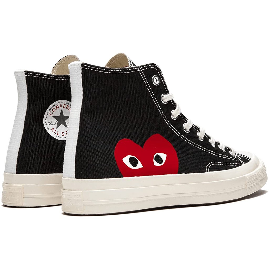 converse cdg black high top