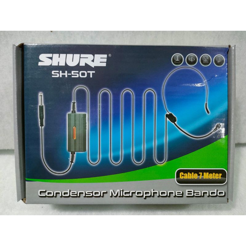 Diademas de micrófono Shure SH 50T Cable diademas micrófono imam