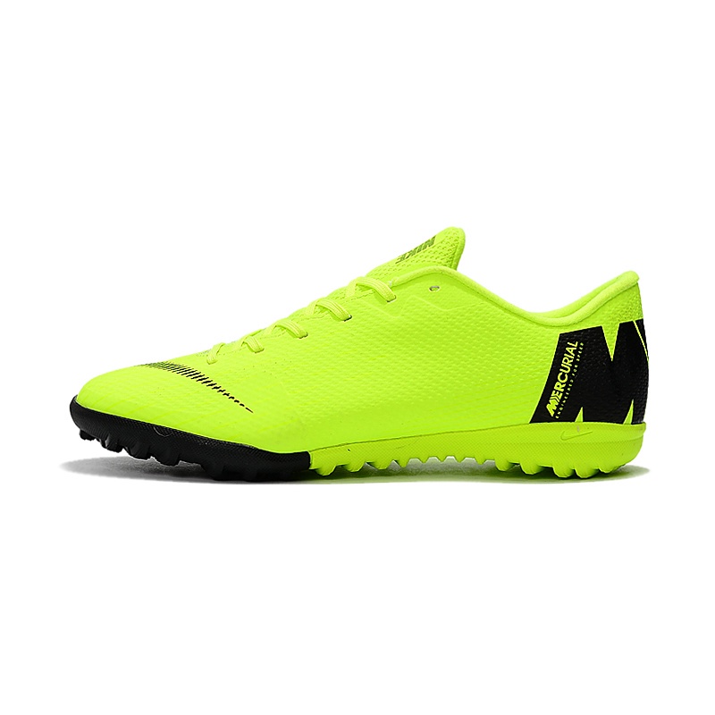 Nike Assassin Duodécimo Generación Superior De Punto Superficie Impermeable Hierba Pernos De Fútbol Zapatos Verde Fluorescente | México