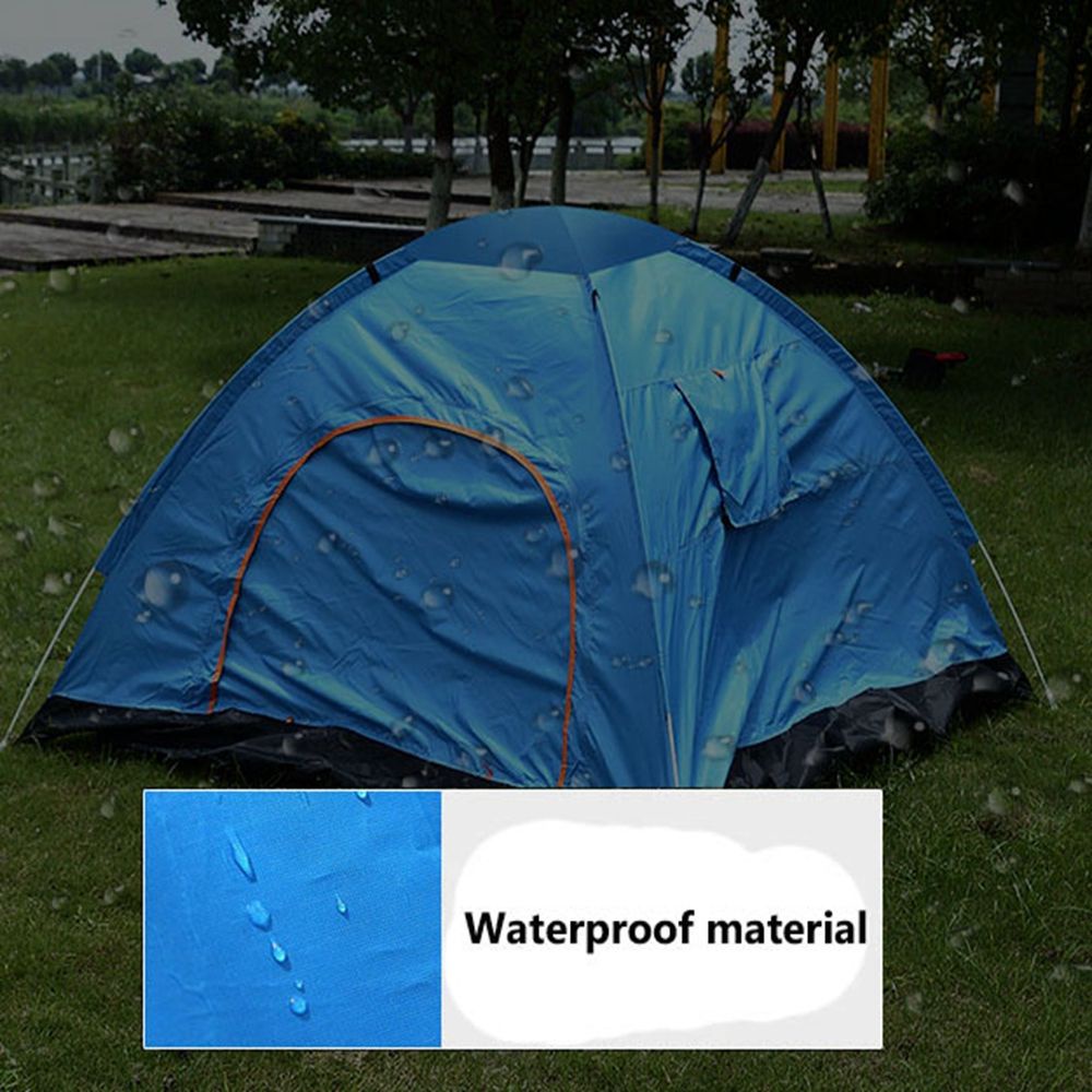 Huashe Blue Green Automatic Tent 2 4 Person Instant Setup Camping Tents Backpacking Outdoor For Sun Shelter Protable Travelling Hiking Accessories Multicolor Shopee Mexico
