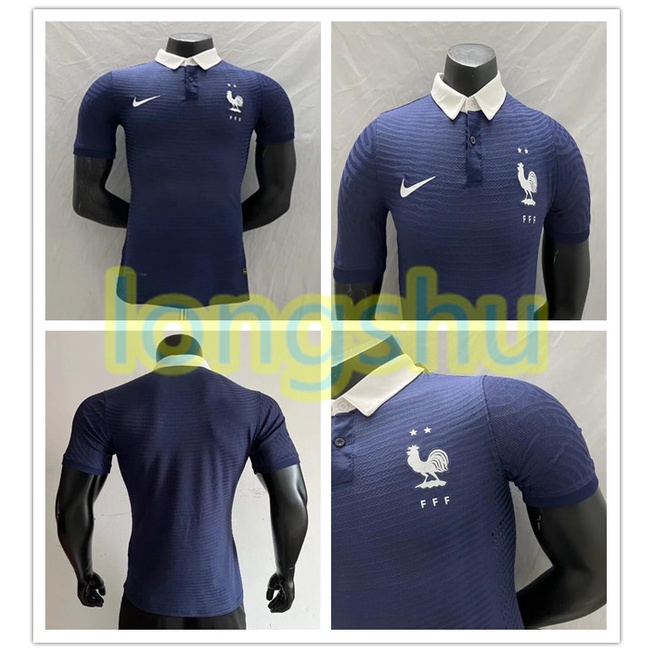 Versión Del Jugador 2022 2023 Francia Edición Especial Azul jersey De Fútbol Ropa Camisa S-XXL