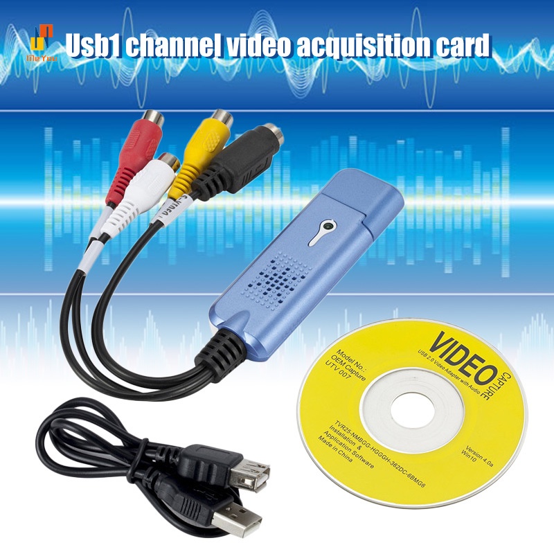 Vhs To Digital File Converter Usb 2 0 To Video Grabber For Computer Tv Box Shopee Mexico