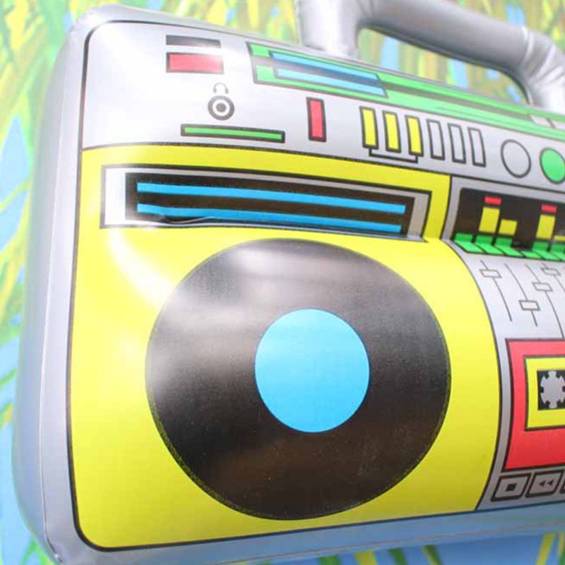 JOYKK Kids Classic Radio PVC Globos inflables Decoración de Fiesta de Carnaval en casa 