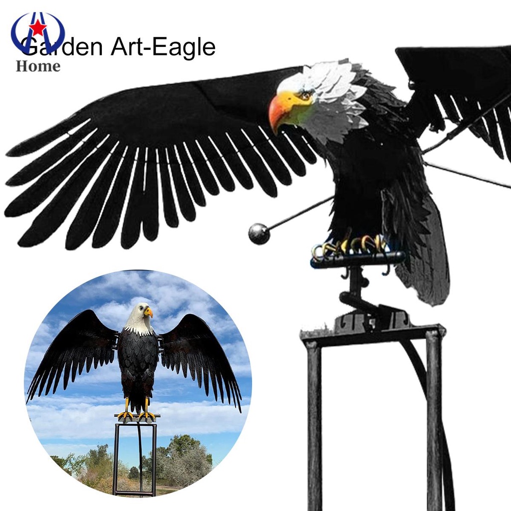 Adorno De Águila De Metal Creativo Decorativa Decoración De Arte Rústico  Colgante Escultura | Shopee México