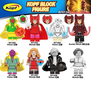 Wanda Vision Lego Juguetes Minifiguras Marvel Vengadores Super Heroe Escarlata Bruja Quicksilver Doctor Stange X0306 Shopee Mexico