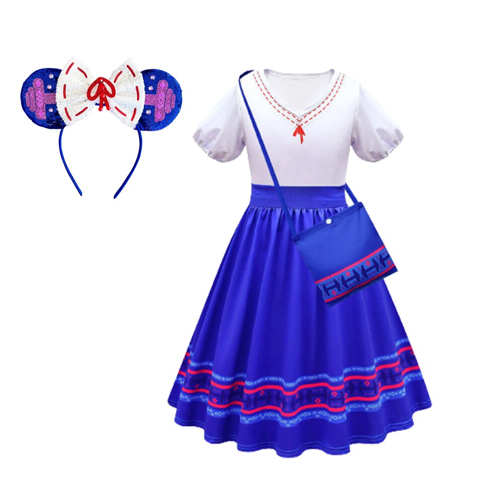 Disney Encanto Isabela Madrigal Cosplay Disfraz Floral Niña Hoja De Loto  Princesa Vestido Niños Cumpleaños Carnaval De Fiesta Nuevo | Shopee México