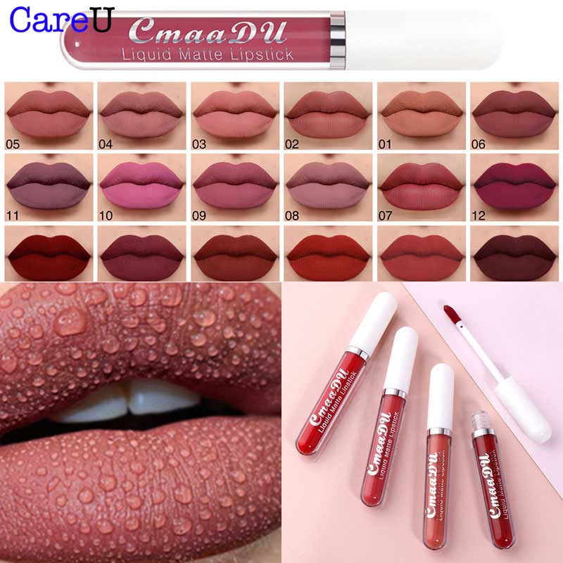 L Piz Labial L Quido Nude De Terciopelo Mate Impermeable Para Maquillaje De Colores Shopee