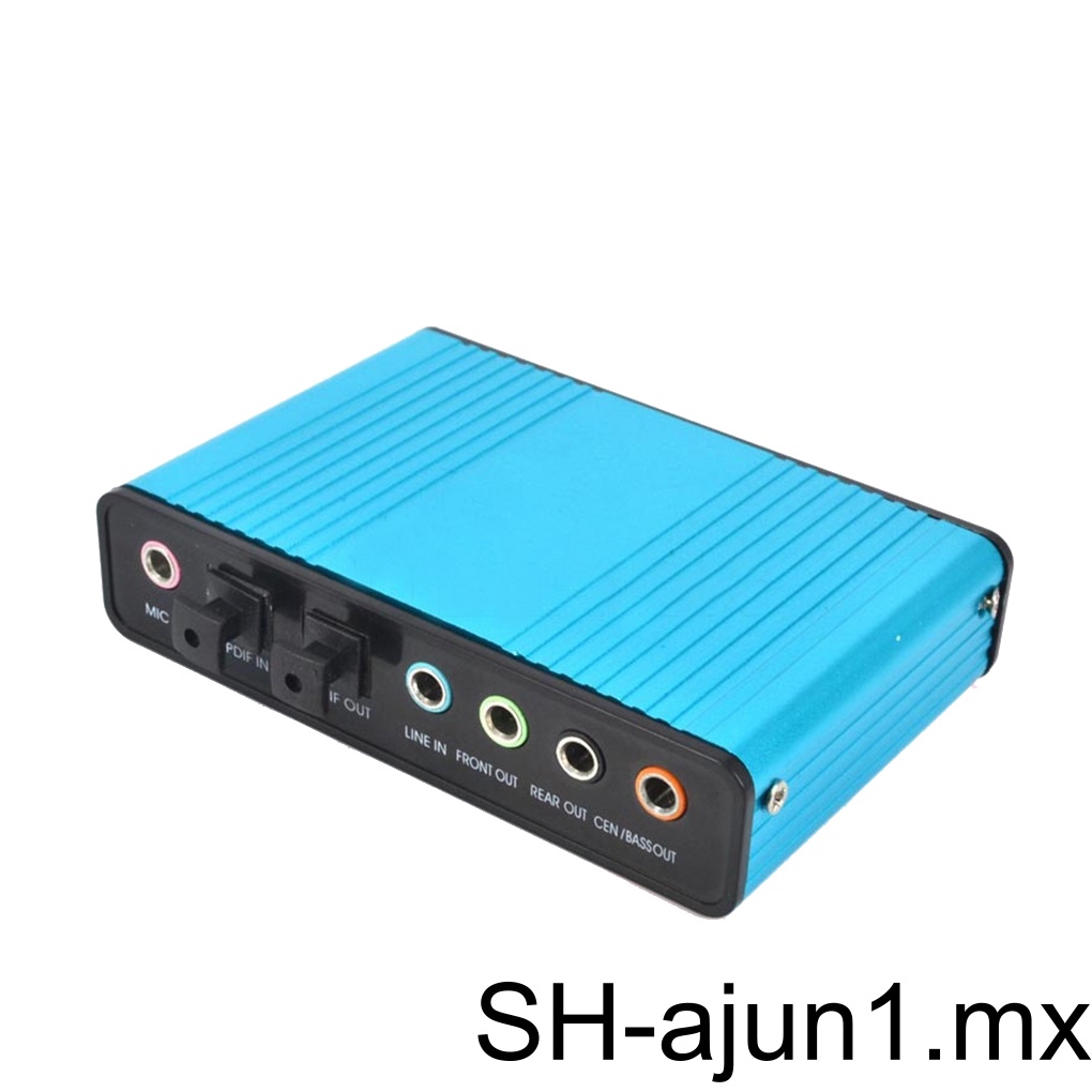frecuencia de muestreo de 48 KHz Compatible con Salida DAC Entrada ADC con micrófono Dual Adwits Tarjeta de Sonido USB Externa de 7.1 Canales con SPDIF Digital Audio para PC portátil de Escritorio 