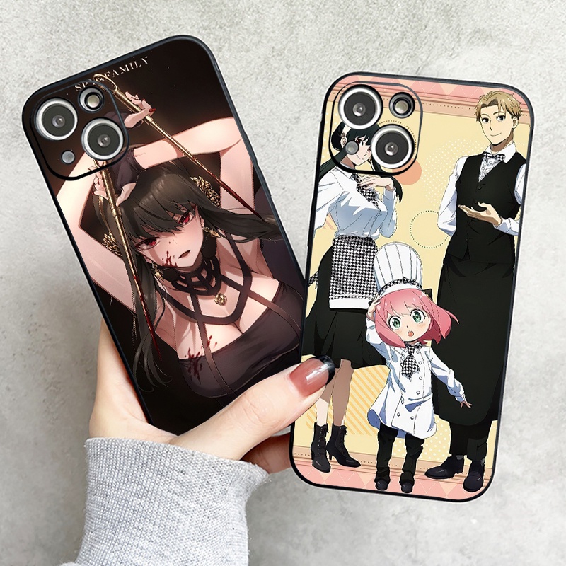 Funda De Teléfono De Anime Para iPhone 11 12 13 Pro Max Mini X XR XS SE  2020 6 7 8 Plus Carcasa Trasera Celular | Shopee México