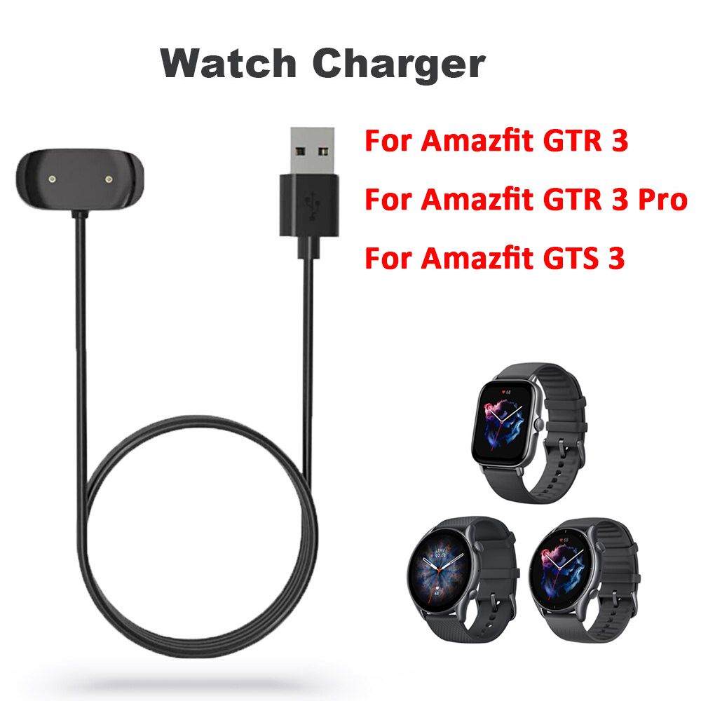 Aluminio Soporte de Carga 5ft 150cm Cable de Carga GTS 3 Smartwatch Accesori TUSITA Cargador Compatible con Amazfit GTR 3 GTR 3 Pro 