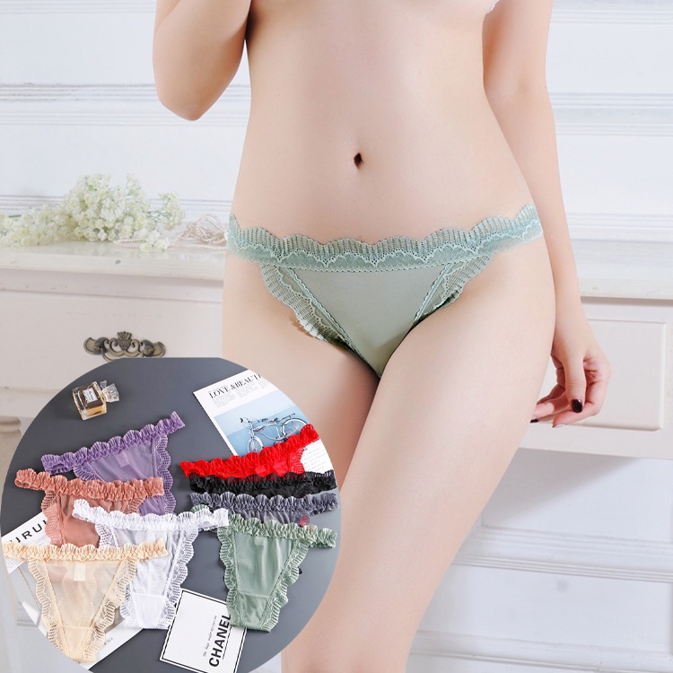 Opiáceo Bourgeon pedazo G String mujeres bragas transparentes Sexy Mini encaje lindo cintura baja  tangas 3C225 | Shopee México
