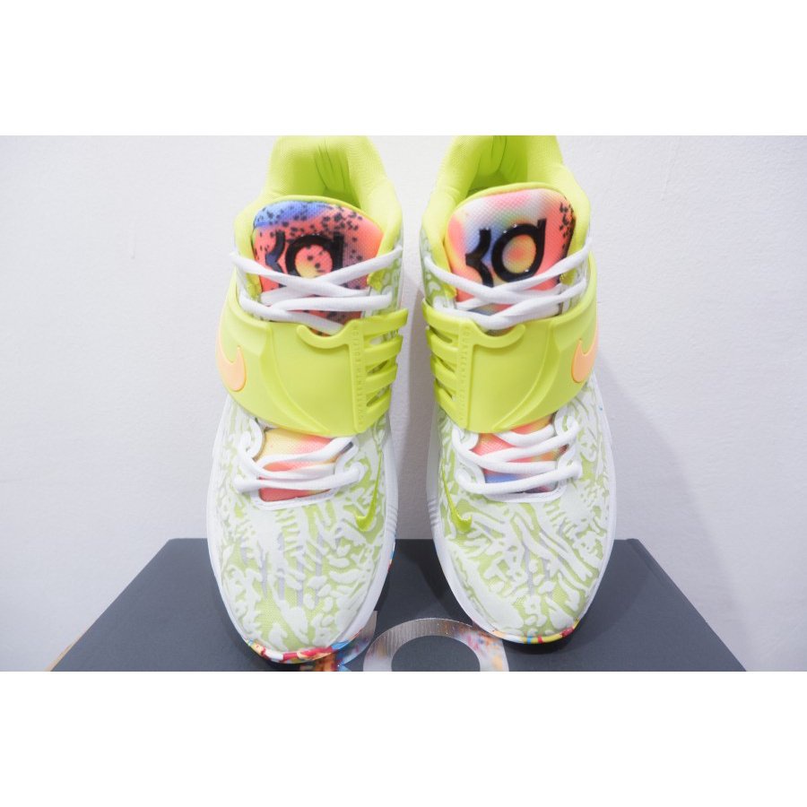 Nike KD14 HIGH EP LIME Verde Cesta Zapatos K4ET