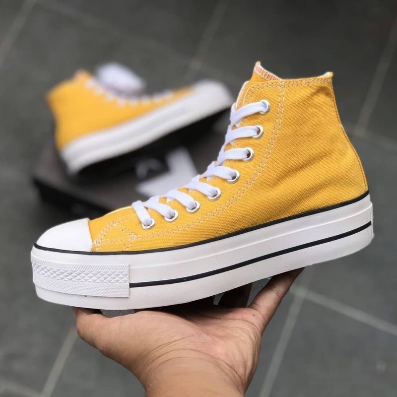 Zapatos Converse plataforma clásica de alta calidad de girasol importación  hecha en VIETNAM zapatos de hombre | Shopee México