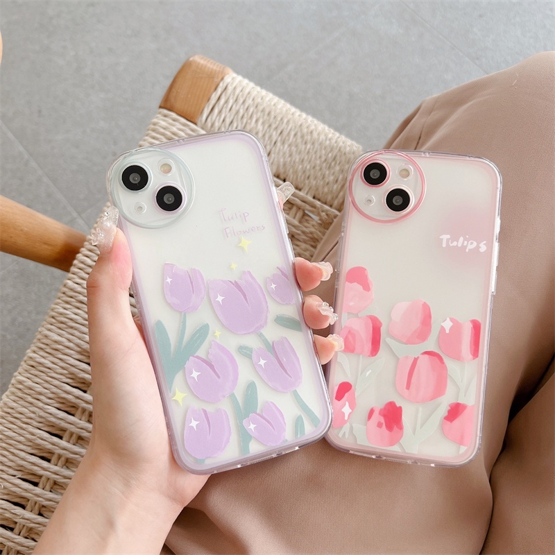 Nuevo Funda Para Teléfono Móvil Lindo De Dibujos Animados Divertidos  Cuadros Rosas Flores Y Moradas Para Apple 13 12 PROMAX 11 13 iPhone 14 PRO  | Shopee México