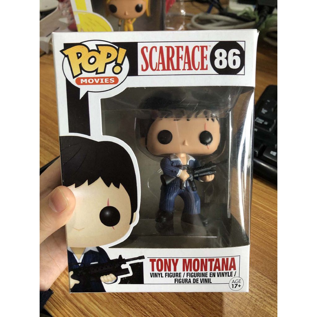 Funko Pop Tony Montana 86 Figura De Acción Scarface Juguete Con Caja Colección De Películas