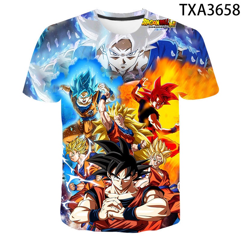 envío gratis Anime Goku niño jugando Palo de Hombre Unisex Camisa Camiseta  de manga corta Entrega rápida MEJOR PRECIO DE GARANTÍA