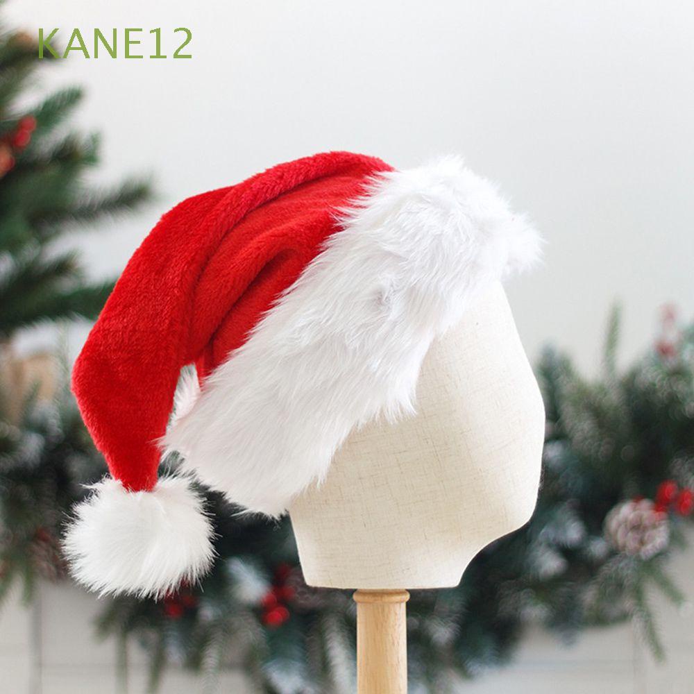 sombreros de Navidad unisex decoración de fiesta de Navidad sombreros de Navidad sombreros de Navidad 2 piezas de sombreros de Navidad felpa de alta calidad 