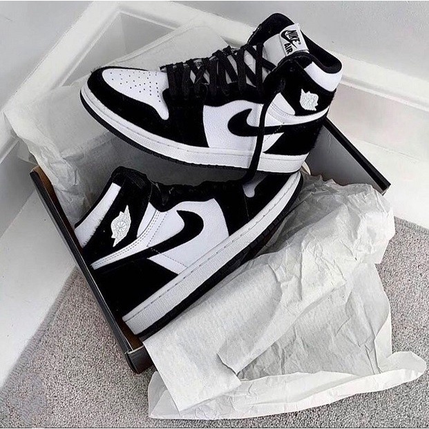 lavabo Depender de guardarropa Tenis Nike Jordan 1 Retro Negro Y Blanco YYWO | Shopee México