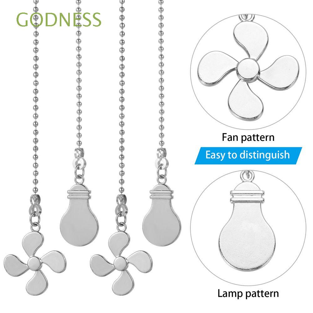 Godness 4 Pack Ornaments Extension Chain 126inch Extender Fan Pull Chain Fan And Light Bulb Ceiling Decorative Connector Shopee Mxico