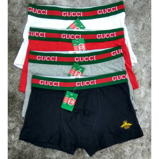 4pc ropa interior hombre Gucci Classic Boxer | Shopee México