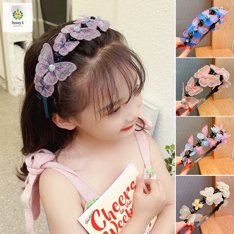 Los Niños Dulce Peinado Diadema Estilo Coreano Lindo De Dibujos Animados  Flequillos De Pelo Fijo Flequillo Bucle Headwear | Shopee México