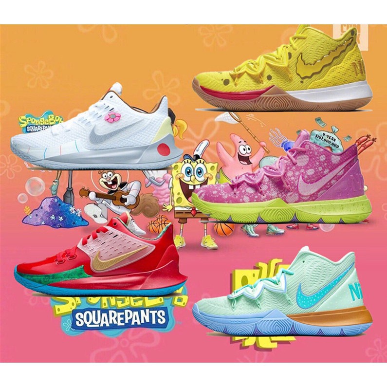 Nike Kyrie Irving 5 Bob Esponja Patrick Star Zapatos De Baloncesto | Shopee México