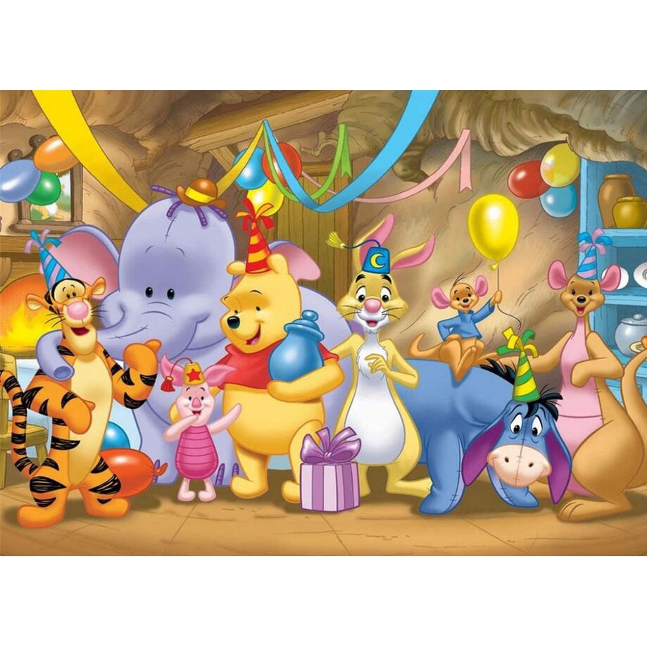 Winnie Pooh Telón De Fondo Baby Shower Fotografía Feliz 1er Cumpleaños Bebé  Dibujos Animados Clubhouse Fiesta De Decoración De Pared 150 * 100cm |  Shopee México