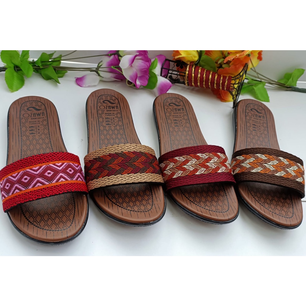 Se infla Pico Avanzado Ozawa sandalias turcas/Ozawa sandalias de mujer turcas/Ozawa tejer sandalias  turcas | Shopee México
