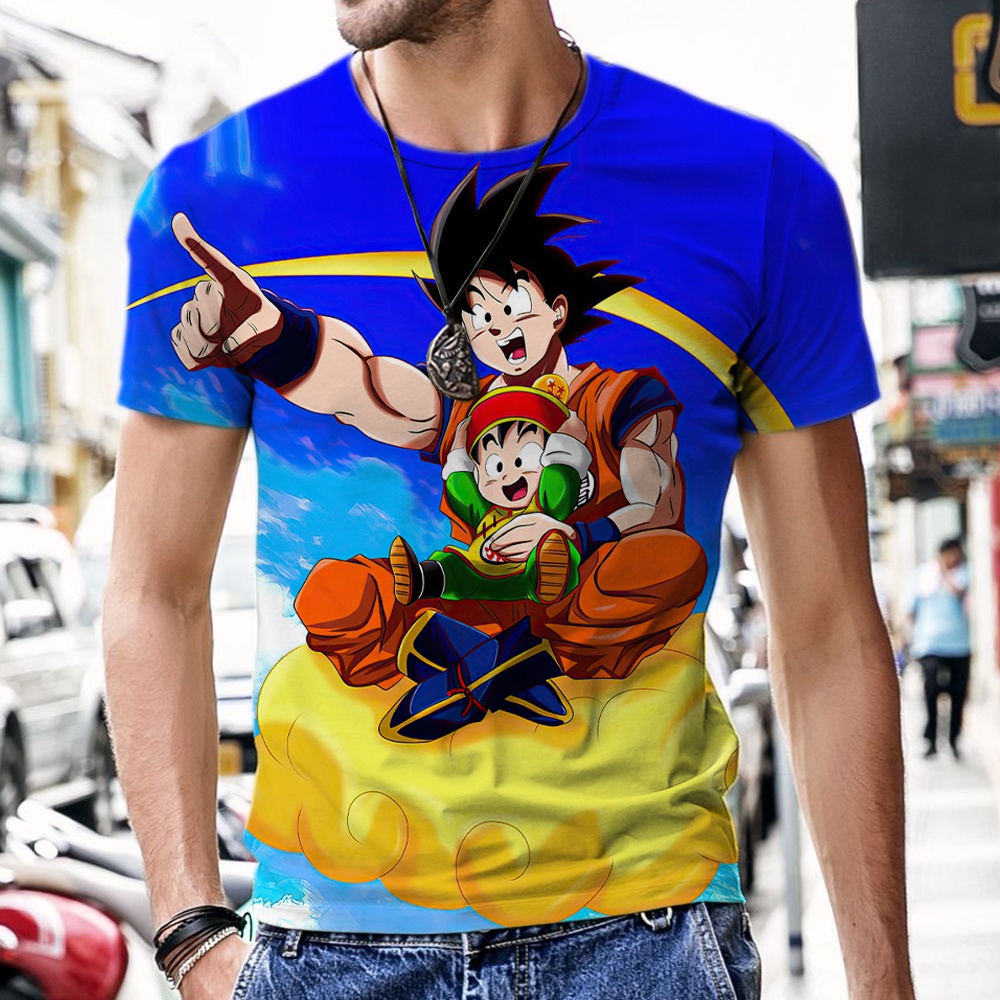 transfusión lapso expedido 2022 Dragon Ball Z Goku Camisa Ropa De Verano De Dibujos Animados Camisetas  Para Hombres/Mujeres Anime Homme Camiseta De Manga Corta | Shopee México