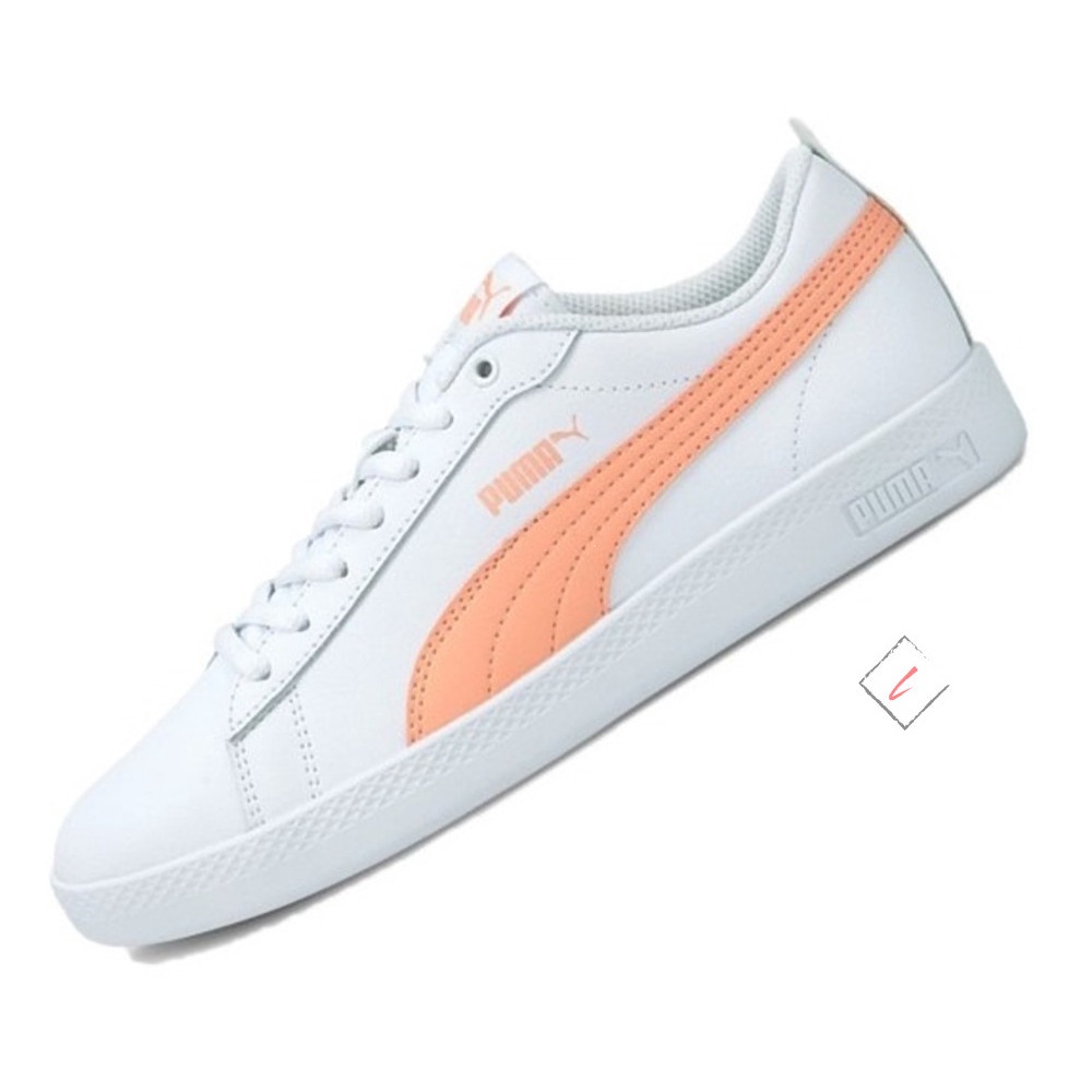 Tenis Puma Smash V2 L Blnaco Dama Sku 36520826 Shopee México 