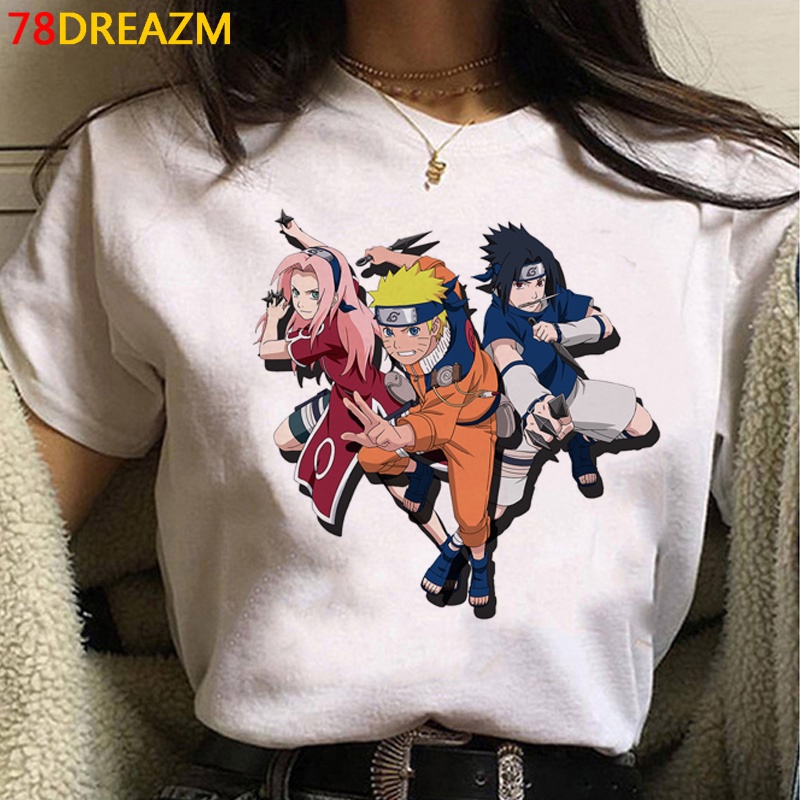 Naruto Akatsuki Itachi Kakashi Uchiha Ropa De Las Mujeres Gráfico Camisetas  vintage top harajuku Pareja | Shopee México