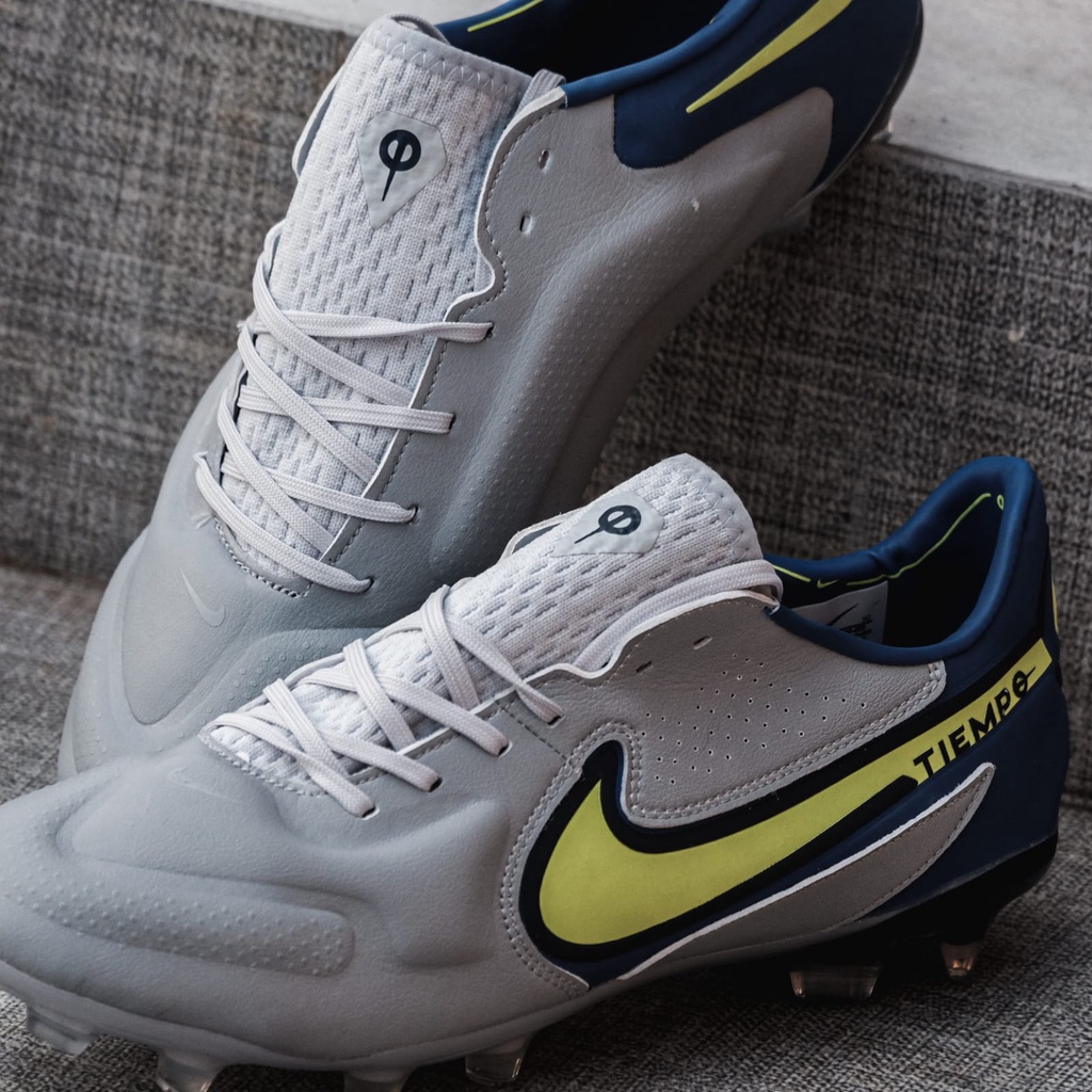 STABILO Nike Tiempo Legend zapatos de fútbol para adultos 9 gris iluminador