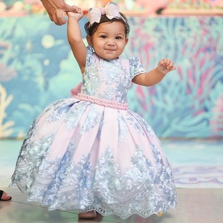 Princesa elegante vestido para niñas fiesta de cumpleaños niñas boda vestido  de fiesta | Shopee México