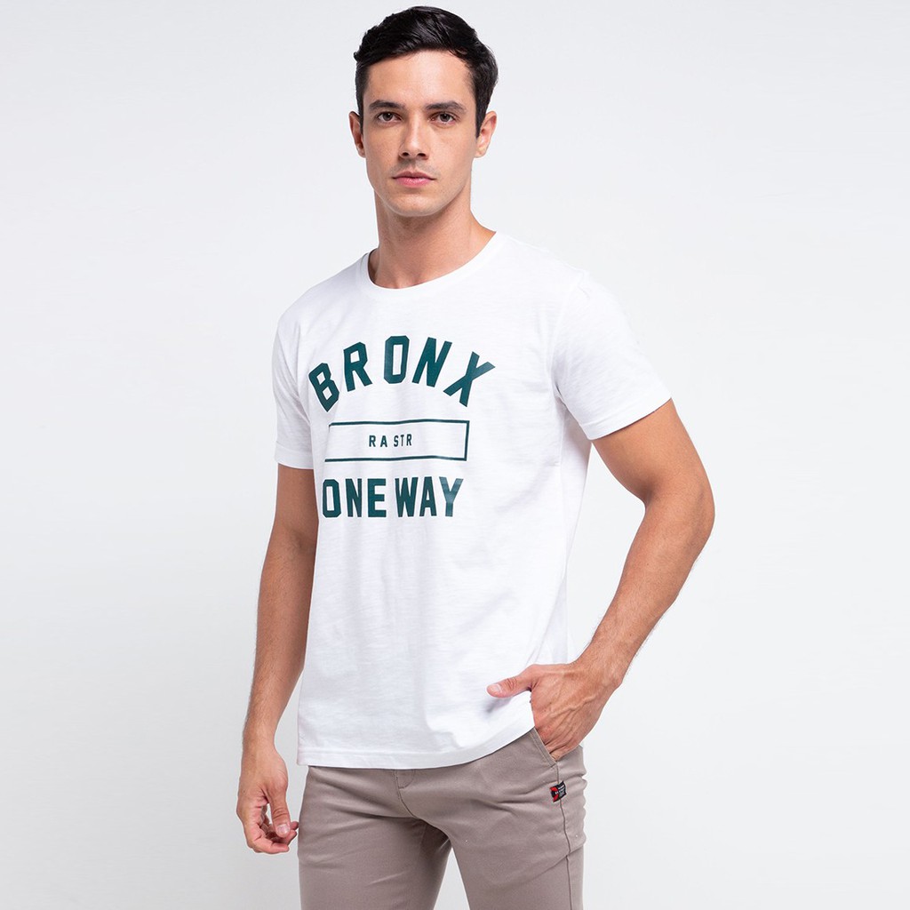 One Way White RA STREET camisa de brazo corto ropa | Shopee México