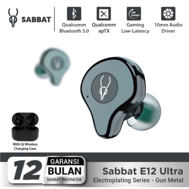 Sabbat E12 Auriculares Inalámbrico Bluetooth 5.0 TWS Mini Hifi Estéreo Auriculares Auriculares 
