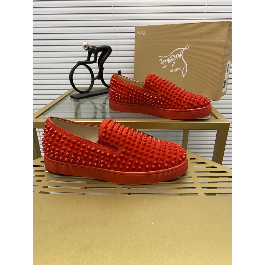 Christian Louboutin Nuevo Estilo , Hombres , Moda Zapatos De Suela Roja , Mocasines Casuales |