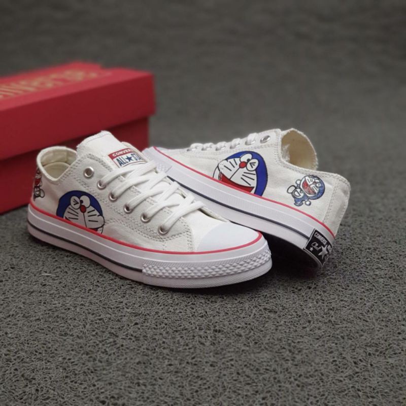 Zapatos de mujer CONVERSE X DORAEMON personaje de dibujos animados