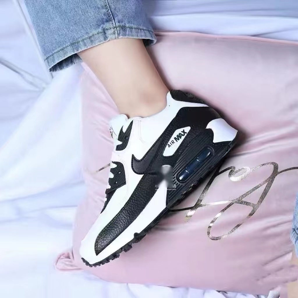 suspicaz peor Tratar Nike Air Max 90 Cushion Zapatos Antideslizantes Para Correr Cómodos  Deportivos Para Hombres De Mujer Blanco Negro 36-45 | Shopee México