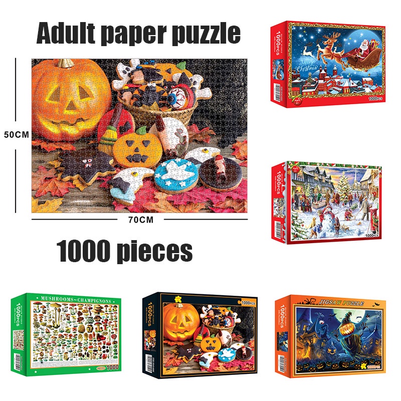 1000pcs Puzzles For Adults Teens Kids Paper Jigsaw Puzzles Fun Large Puzzle Game Shopee Mexico