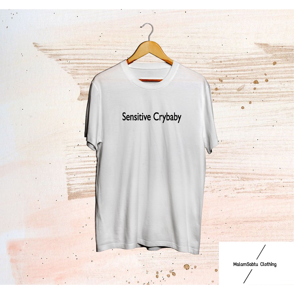 baratas camisetas/citas camisas/camisas Tumblr/camisas Distro/blanco/Unisex/camisas crybaby | Shopee México