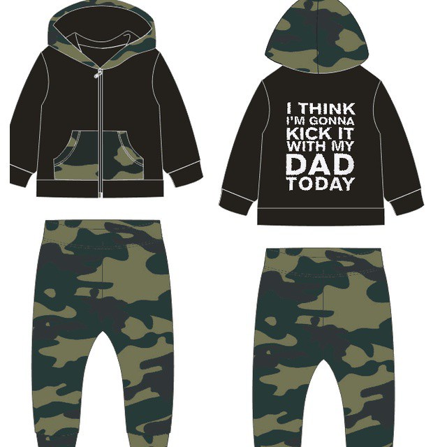 Ltl 2 Pcs Infant Camouflage Outfits Toddler Letter Print Long Sleeve Front Shopee Mexico