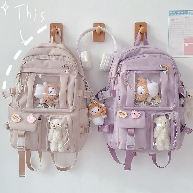 Cualquier Regreso consumirse Mochila Para Estudiantes De Secundaria De Gran Capacidad En Mochila Escolar Para  Niñas Japonesas Y Coreanas | Shopee México