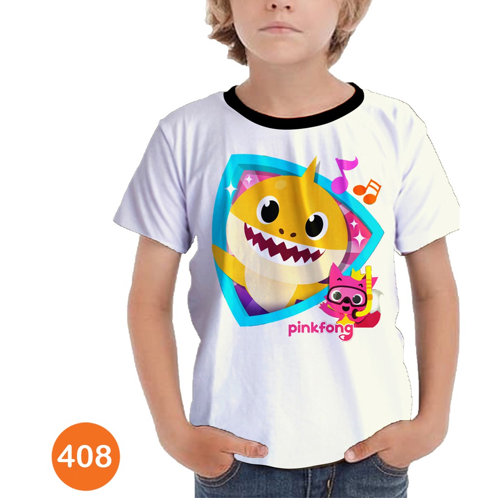 Pinkfong Baby Shark ropa 3D dibujos animados ropa serie niños 408 | Shopee  México