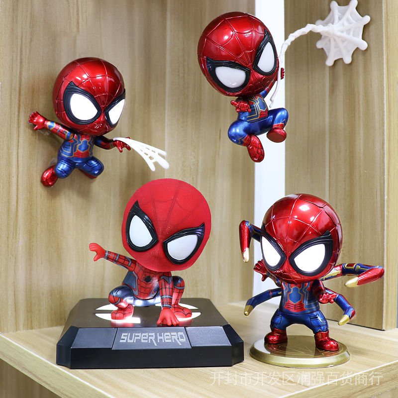 Marvel Hombre Araña Spiderman versión Mini PVC figura juguete 5 estilos 