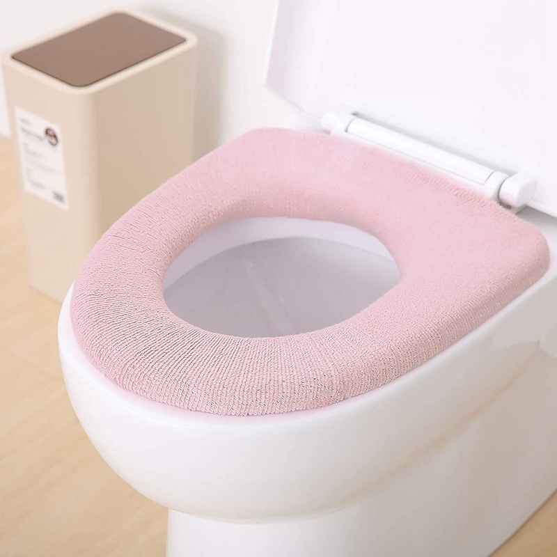 Cloth Toilet Seat Lid Covers Velcromag