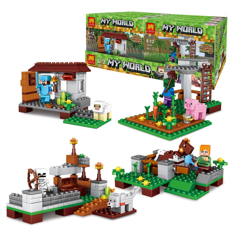 Lego Minecraft 4 In 1 For Sale Off 70