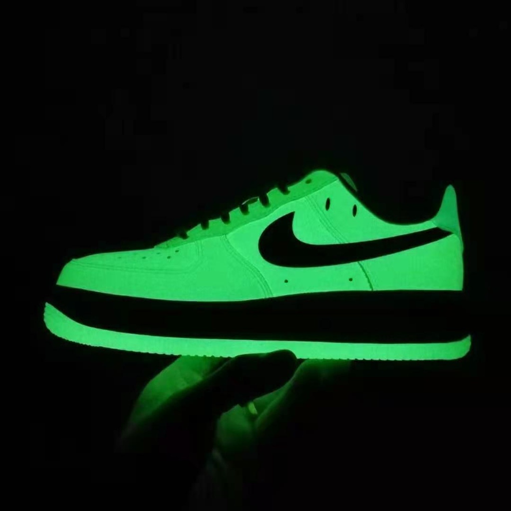 Nike air force store verde luminoso