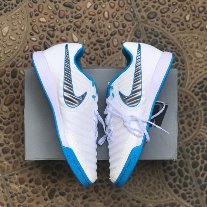 Nike Tiempo Legend 7th Futsal zapatos blanco azul IC