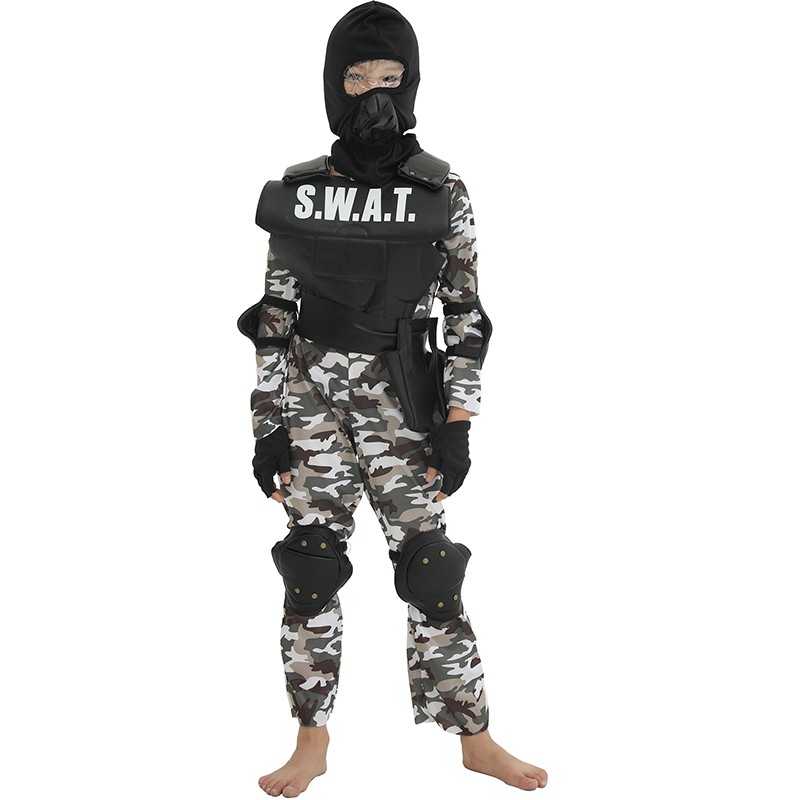 SWAT - Disfraz de bebé para mujer, disfraz de policía sexy