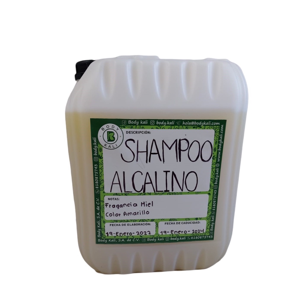 shampoo alcalino